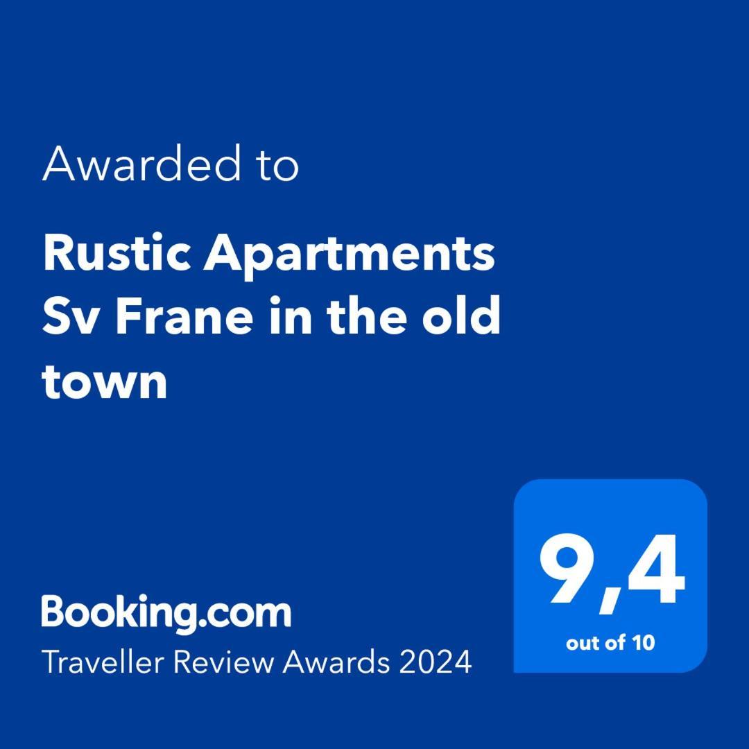 Rustic Apartments Sv Frane In The Old Town Sibenik Exterior photo